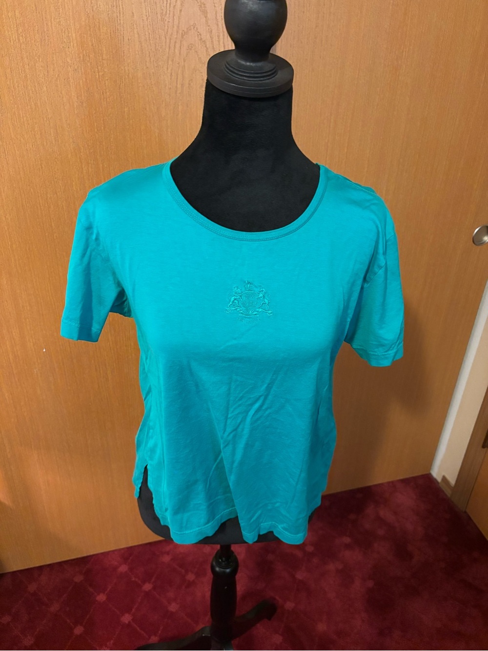 Women's Teal Short-Sleeve Crewneck Top - Classic Everyday Tee